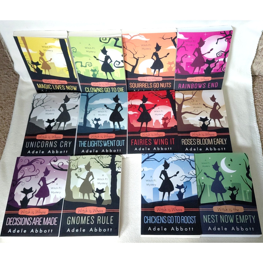 Witch is Where The Witch PI Mystery Set Books 1-12 Season #3 Adele Abbott